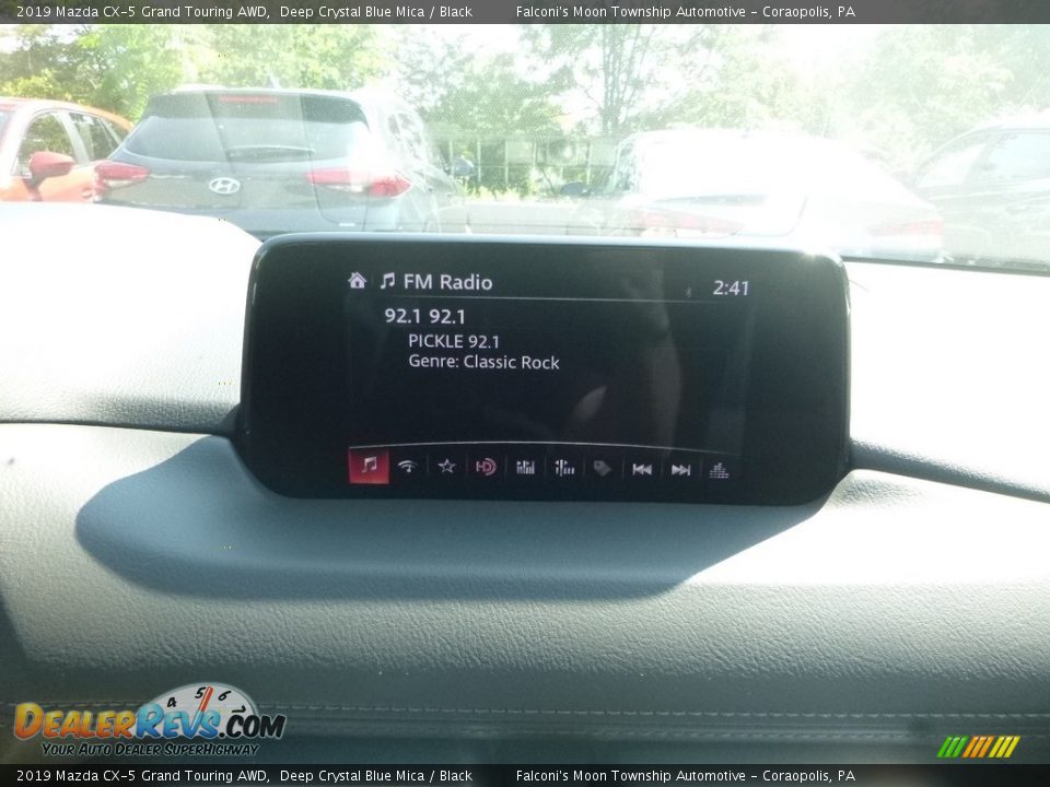 2019 Mazda CX-5 Grand Touring AWD Deep Crystal Blue Mica / Black Photo #14