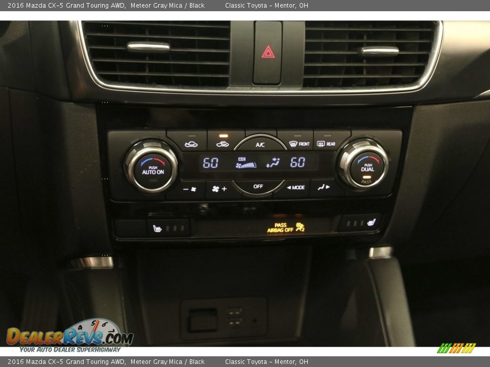 2016 Mazda CX-5 Grand Touring AWD Meteor Gray Mica / Black Photo #12