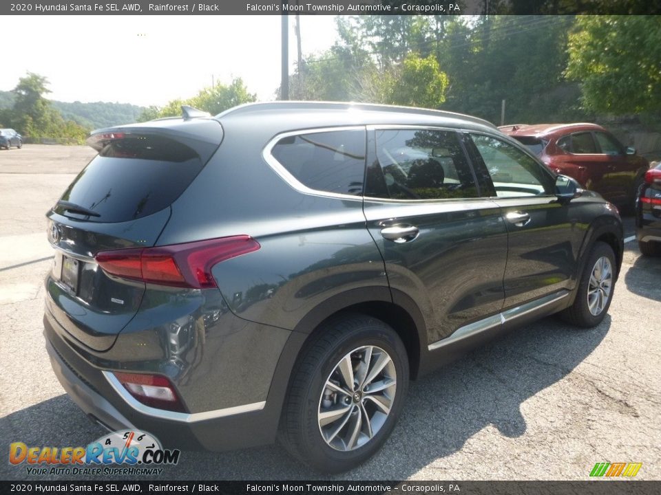 2020 Hyundai Santa Fe SEL AWD Rainforest / Black Photo #2
