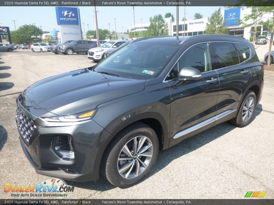 2020 Hyundai Santa Fe SEL AWD Rainforest / Black Photo #5