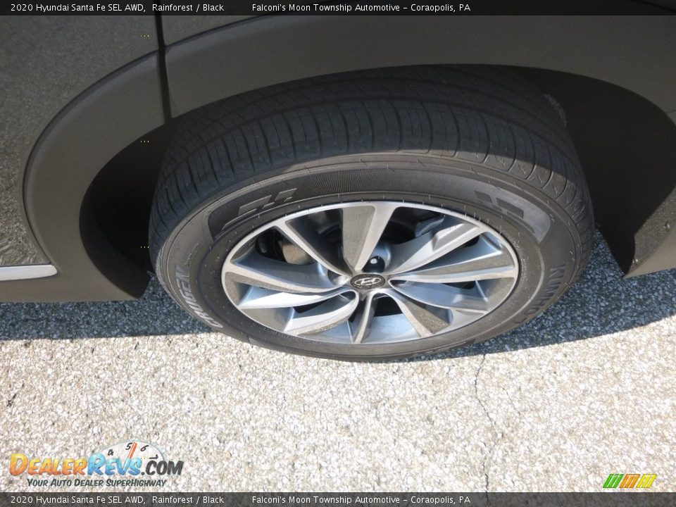 2020 Hyundai Santa Fe SEL AWD Rainforest / Black Photo #7