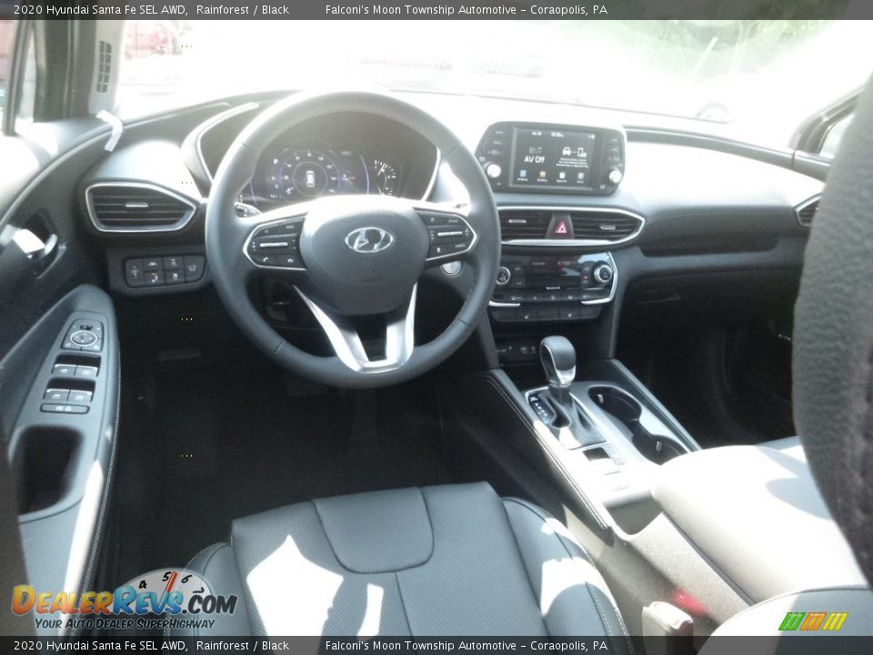 2020 Hyundai Santa Fe SEL AWD Rainforest / Black Photo #9