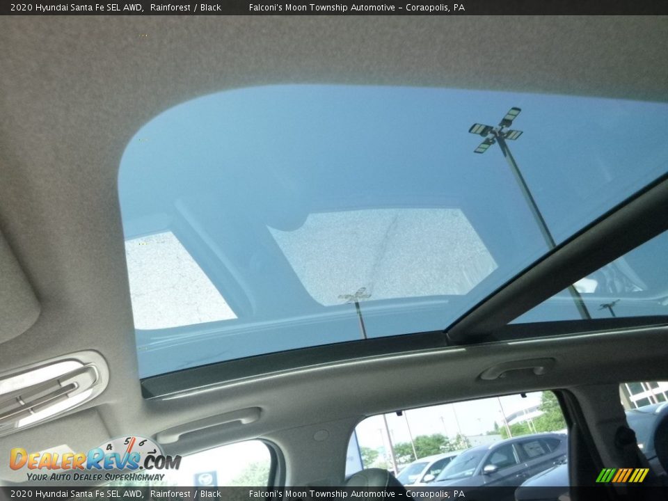 2020 Hyundai Santa Fe SEL AWD Rainforest / Black Photo #13