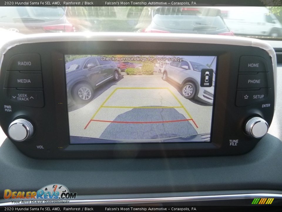 2020 Hyundai Santa Fe SEL AWD Rainforest / Black Photo #15