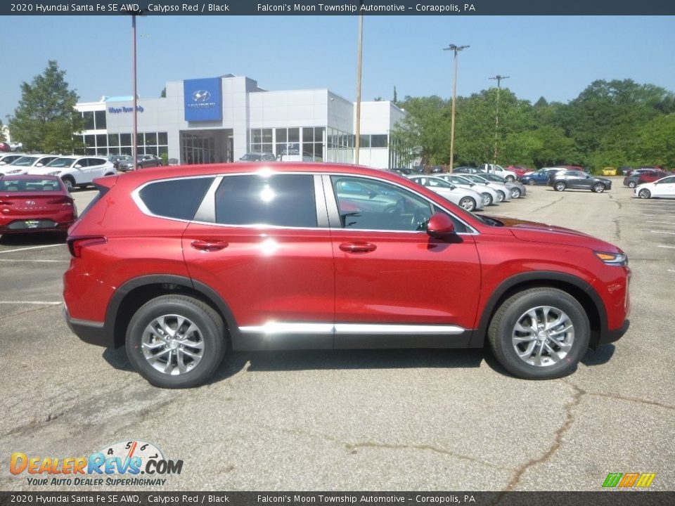 2020 Hyundai Santa Fe SE AWD Calypso Red / Black Photo #1