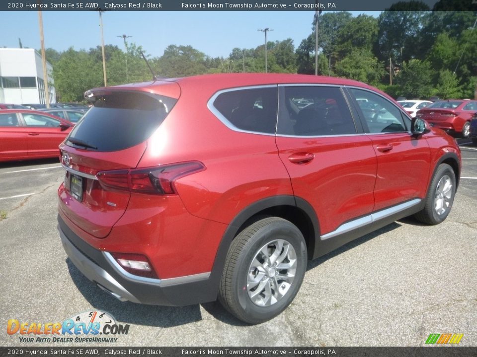 2020 Hyundai Santa Fe SE AWD Calypso Red / Black Photo #2