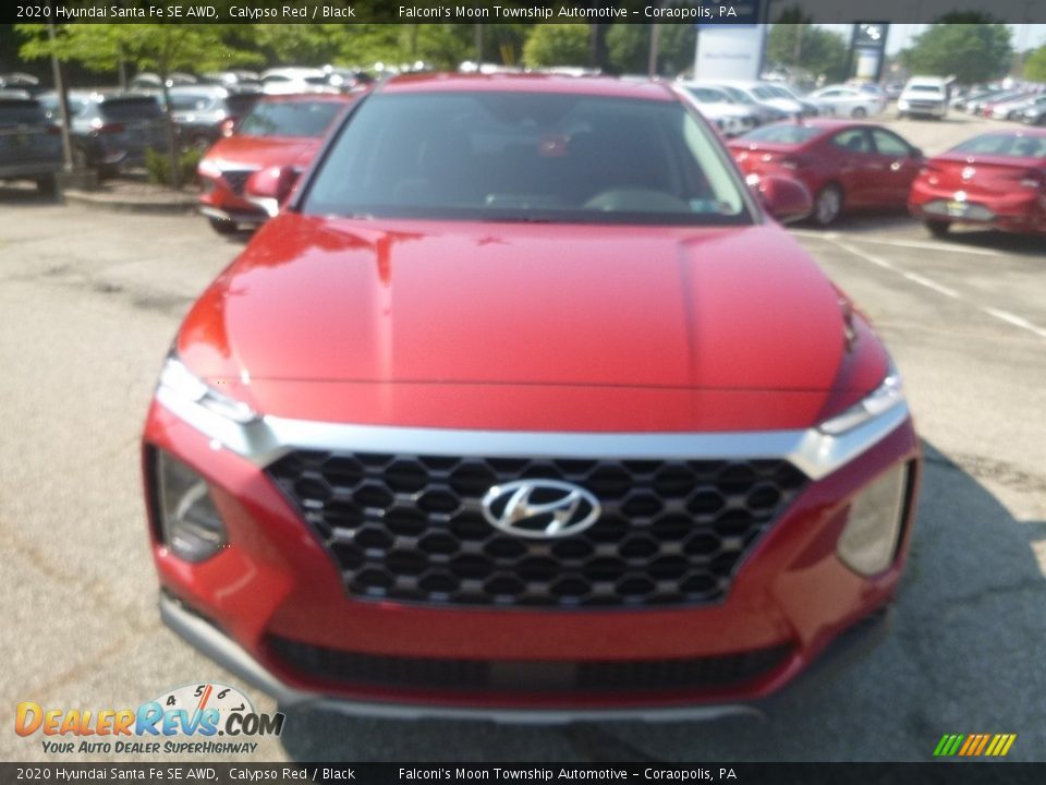 2020 Hyundai Santa Fe SE AWD Calypso Red / Black Photo #4