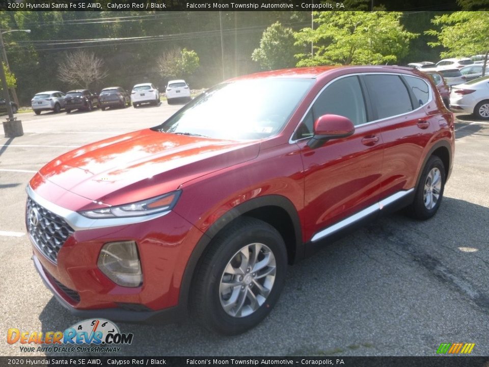 2020 Hyundai Santa Fe SE AWD Calypso Red / Black Photo #5