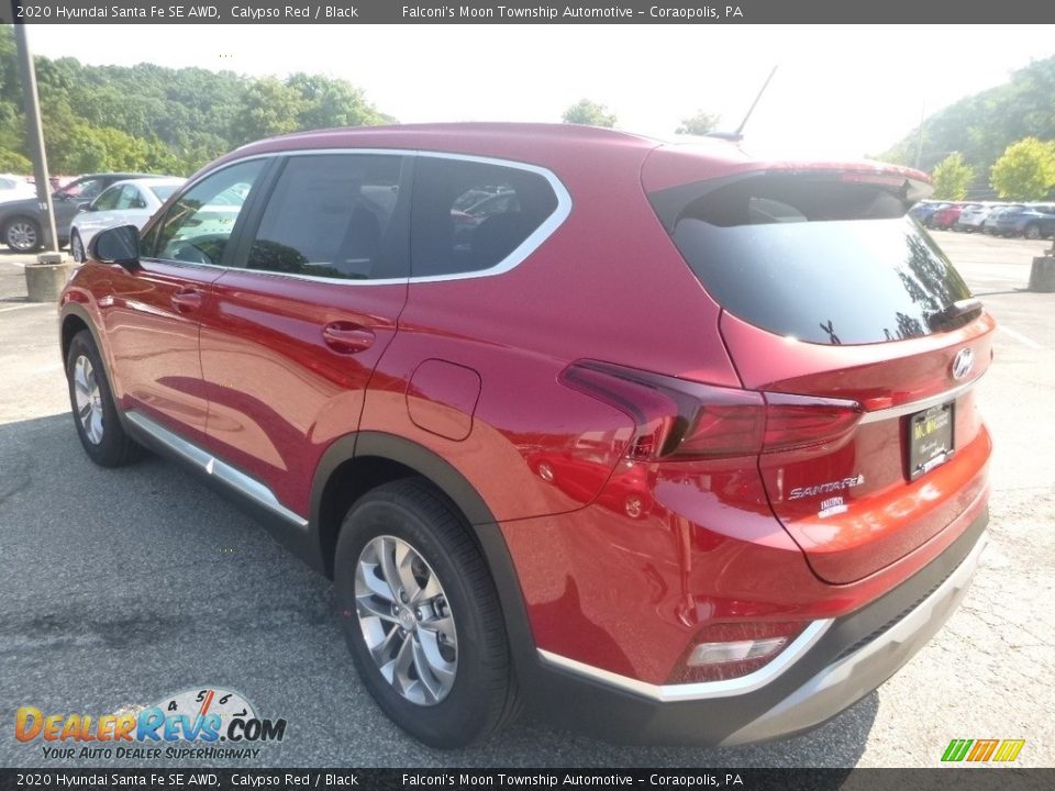 2020 Hyundai Santa Fe SE AWD Calypso Red / Black Photo #6