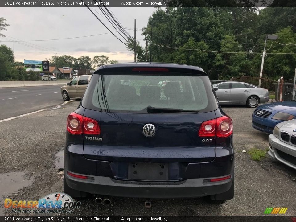 2011 Volkswagen Tiguan S Night Blue Metallic / Charcoal Photo #4