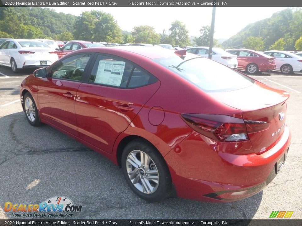 2020 Hyundai Elantra Value Edition Scarlet Red Pearl / Gray Photo #6