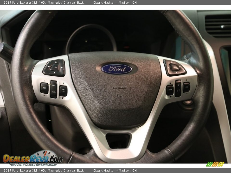 2015 Ford Explorer XLT 4WD Magnetic / Charcoal Black Photo #8