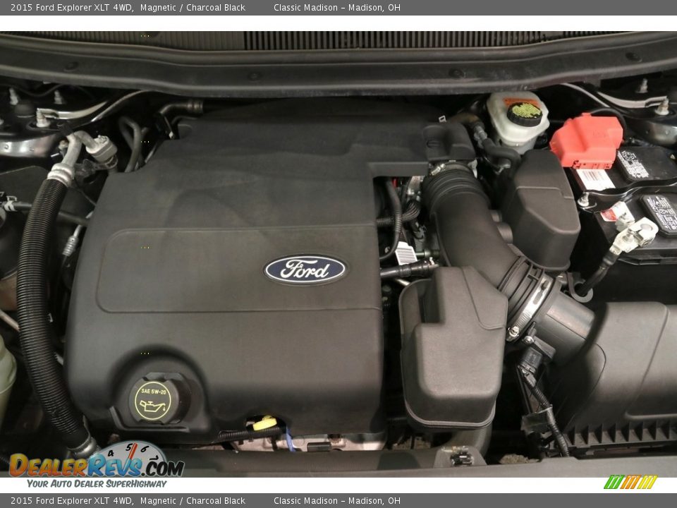 2015 Ford Explorer XLT 4WD Magnetic / Charcoal Black Photo #23