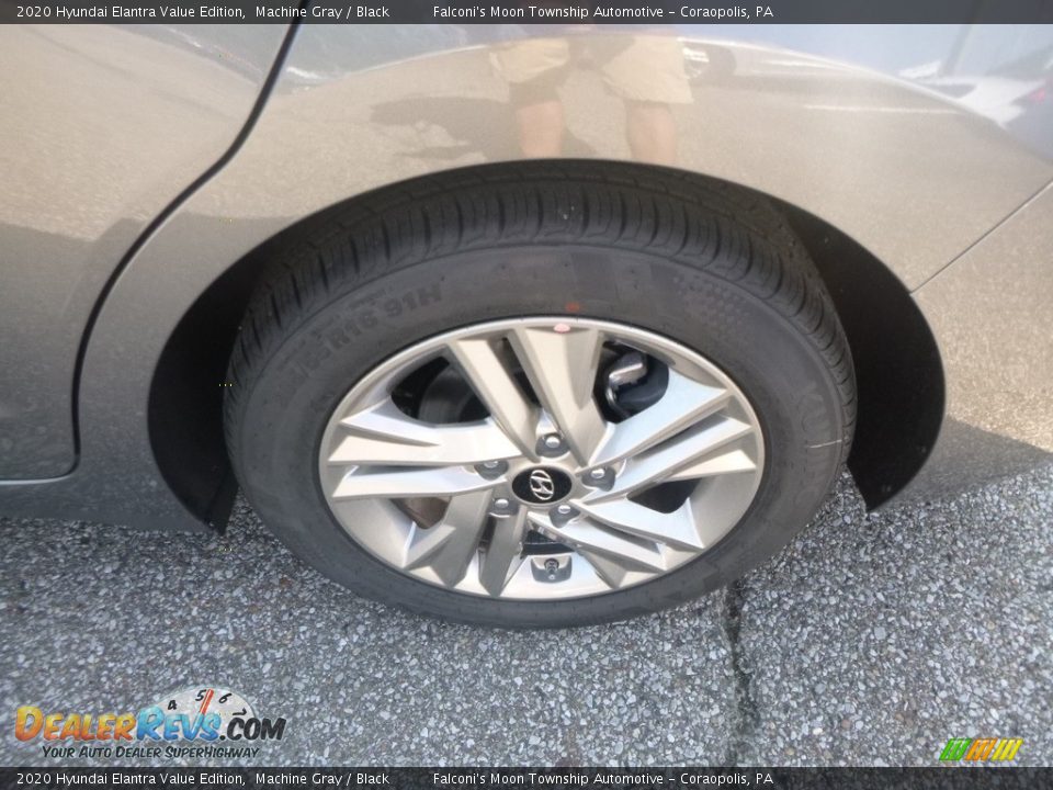 2020 Hyundai Elantra Value Edition Machine Gray / Black Photo #7