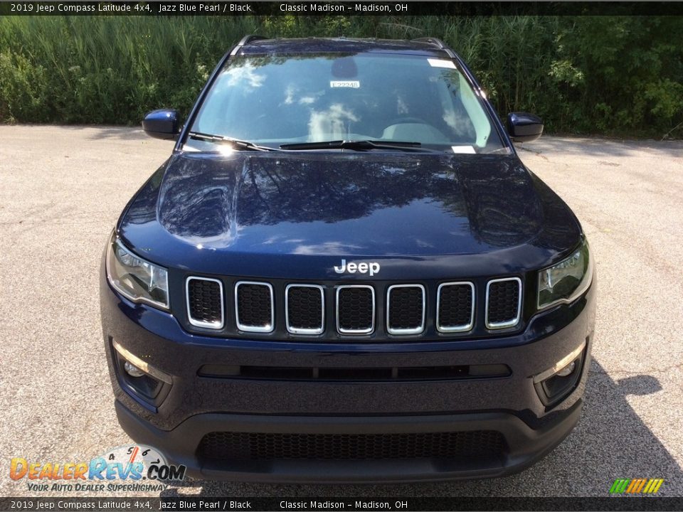 2019 Jeep Compass Latitude 4x4 Jazz Blue Pearl / Black Photo #4