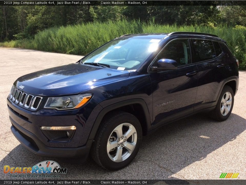 2019 Jeep Compass Latitude 4x4 Jazz Blue Pearl / Black Photo #5