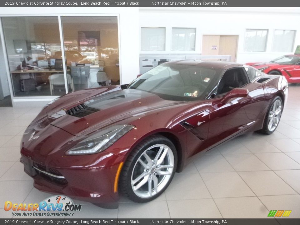 2019 Chevrolet Corvette Stingray Coupe Long Beach Red Tintcoat / Black Photo #1