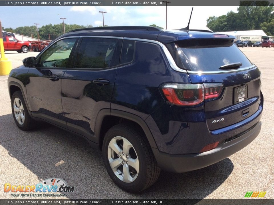 2019 Jeep Compass Latitude 4x4 Jazz Blue Pearl / Black Photo #7