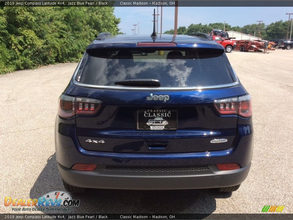 2019 Jeep Compass Latitude 4x4 Jazz Blue Pearl / Black Photo #8