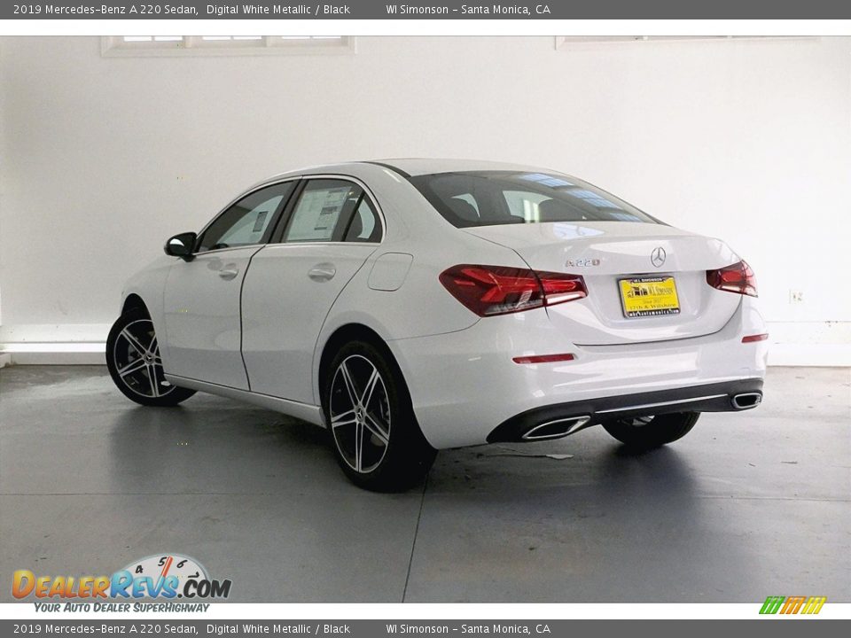 2019 Mercedes-Benz A 220 Sedan Digital White Metallic / Black Photo #2