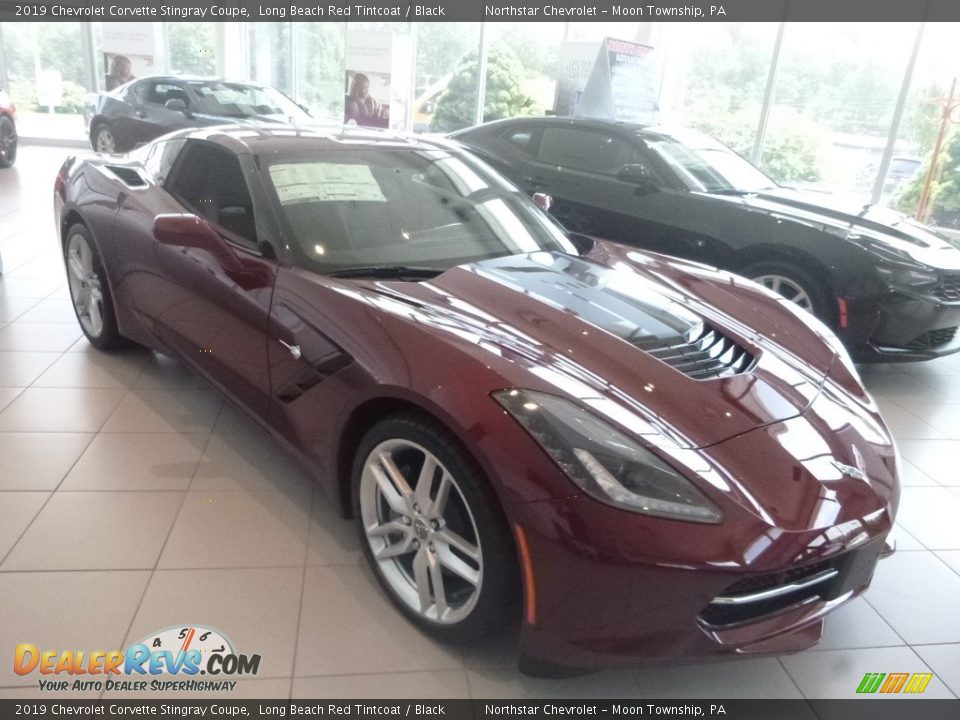 2019 Chevrolet Corvette Stingray Coupe Long Beach Red Tintcoat / Black Photo #9