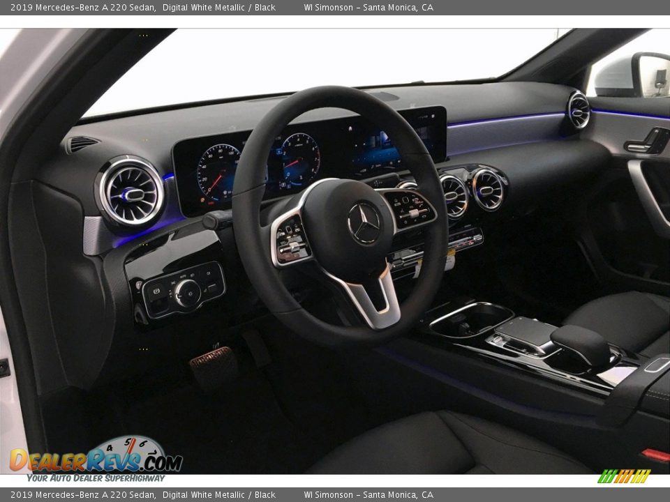 2019 Mercedes-Benz A 220 Sedan Digital White Metallic / Black Photo #4