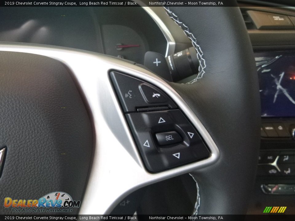 2019 Chevrolet Corvette Stingray Coupe Long Beach Red Tintcoat / Black Photo #17
