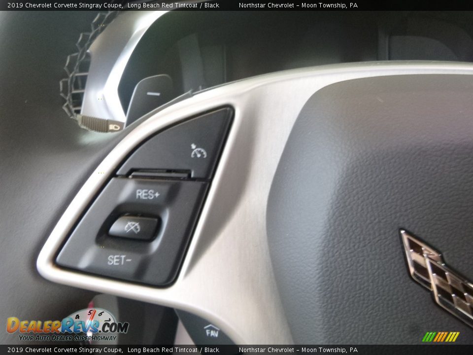 2019 Chevrolet Corvette Stingray Coupe Long Beach Red Tintcoat / Black Photo #18