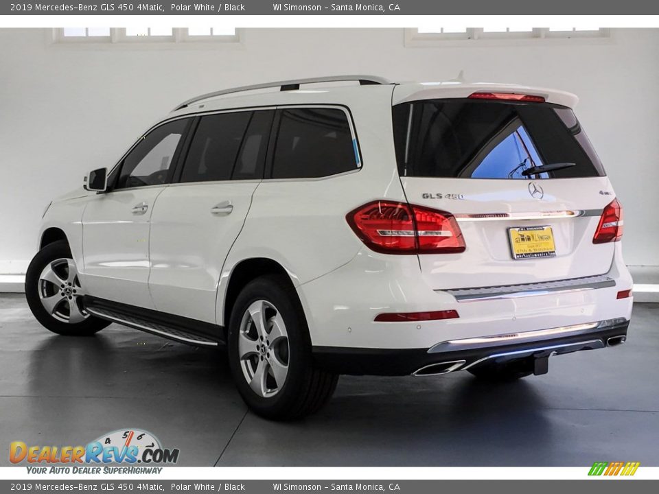 2019 Mercedes-Benz GLS 450 4Matic Polar White / Black Photo #2