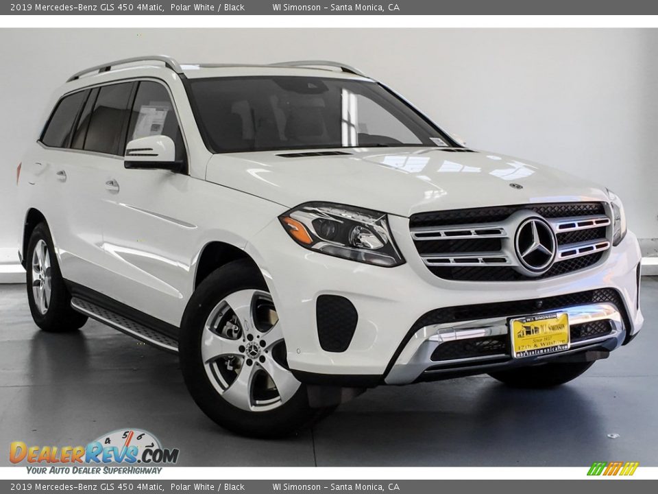 2019 Mercedes-Benz GLS 450 4Matic Polar White / Black Photo #10