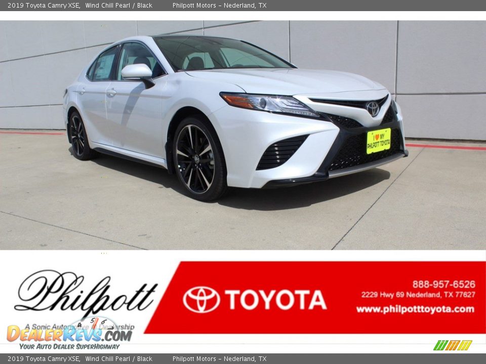 2019 Toyota Camry XSE Wind Chill Pearl / Black Photo #1