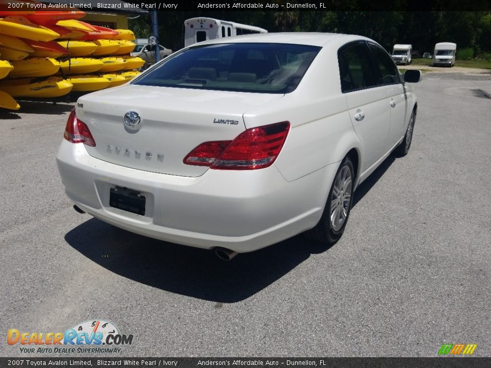 2007 Toyota Avalon Limited Blizzard White Pearl / Ivory Photo #3