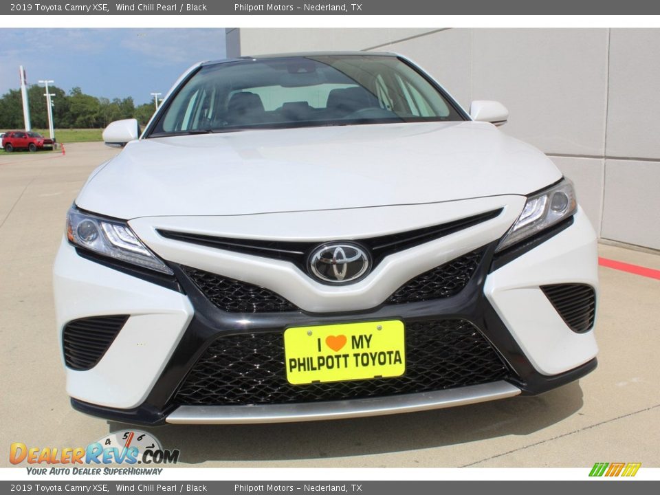 2019 Toyota Camry XSE Wind Chill Pearl / Black Photo #3