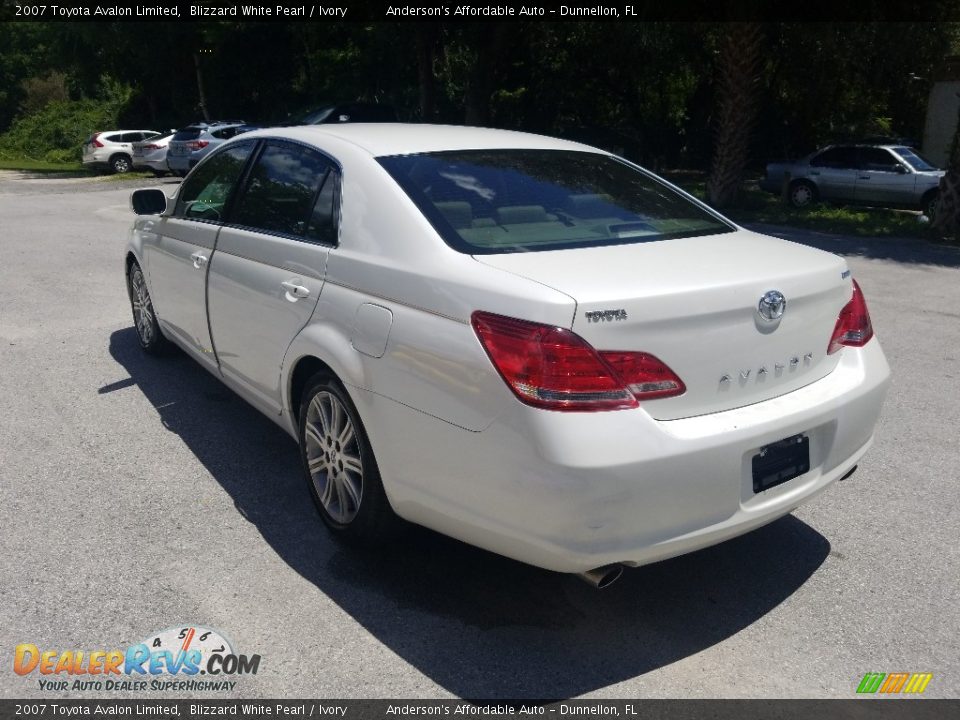 2007 Toyota Avalon Limited Blizzard White Pearl / Ivory Photo #5