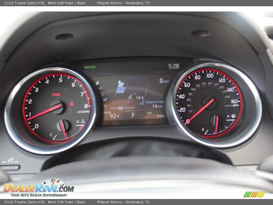 2019 Toyota Camry XSE Wind Chill Pearl / Black Photo #14