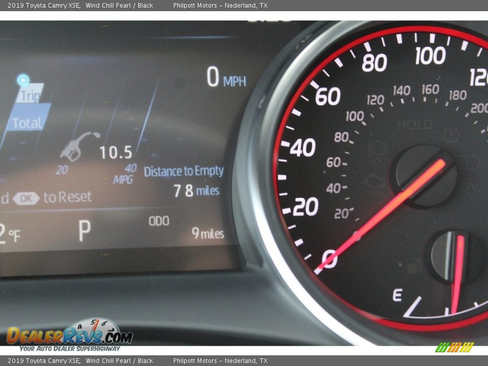 2019 Toyota Camry XSE Wind Chill Pearl / Black Photo #15