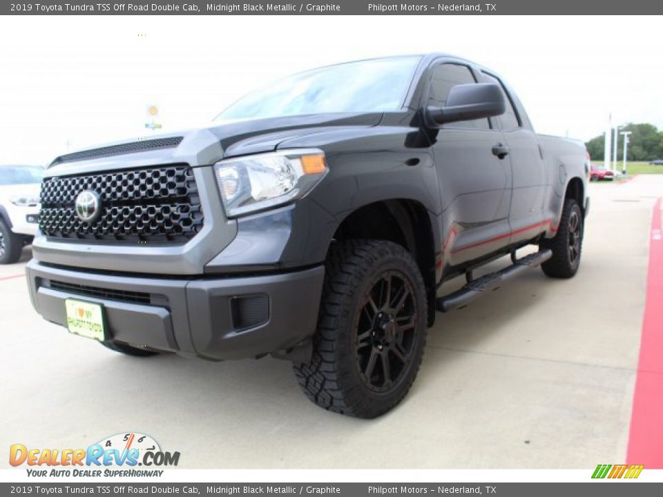 2019 Toyota Tundra TSS Off Road Double Cab Midnight Black Metallic / Graphite Photo #4