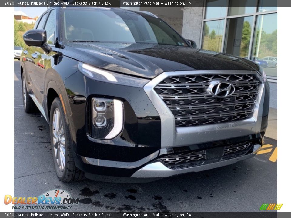2020 Hyundai Palisade Limited AWD Becketts Black / Black Photo #1