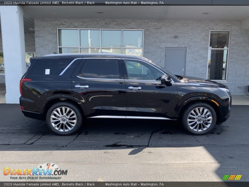 2020 Hyundai Palisade Limited AWD Becketts Black / Black Photo #3