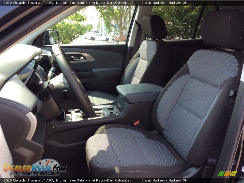 2020 Chevrolet Traverse LT AWD Midnight Blue Metallic / Jet Black/­Dark Galvanized Photo #3