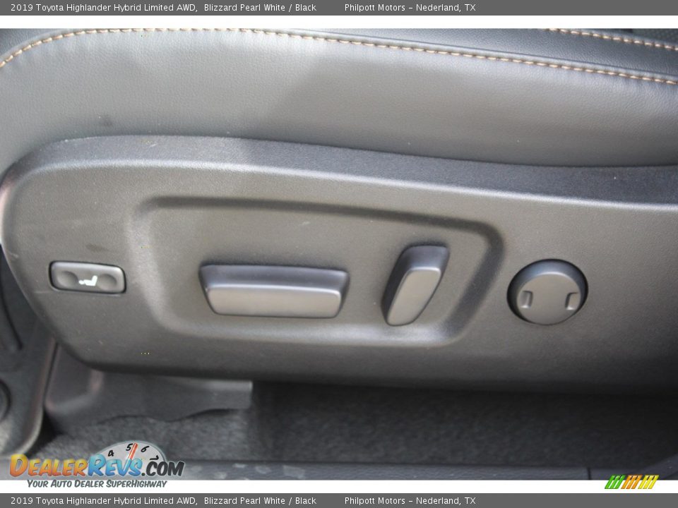 2019 Toyota Highlander Hybrid Limited AWD Blizzard Pearl White / Black Photo #11