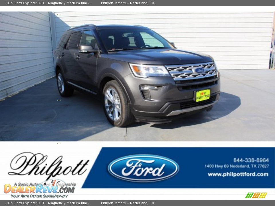 2019 Ford Explorer XLT Magnetic / Medium Black Photo #1