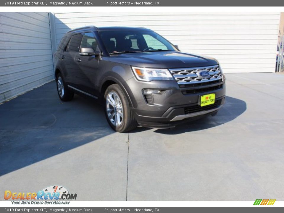 2019 Ford Explorer XLT Magnetic / Medium Black Photo #2