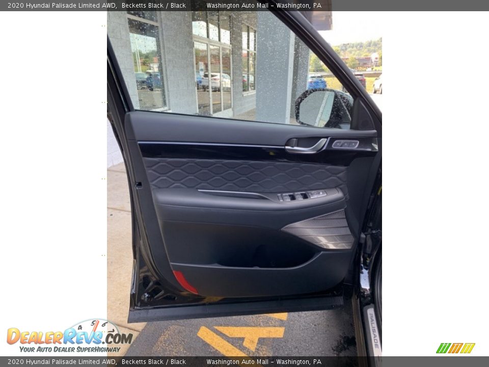 2020 Hyundai Palisade Limited AWD Becketts Black / Black Photo #11