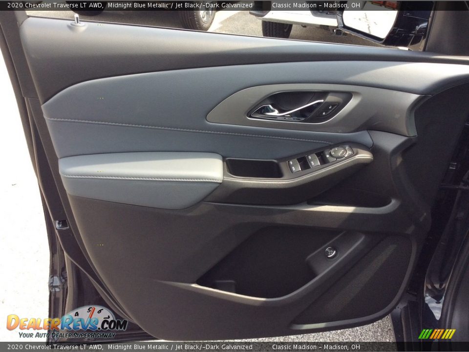 2020 Chevrolet Traverse LT AWD Midnight Blue Metallic / Jet Black/­Dark Galvanized Photo #9