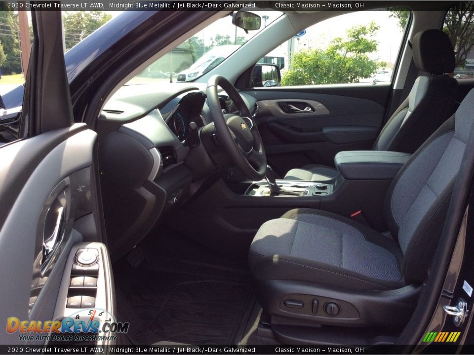 2020 Chevrolet Traverse LT AWD Midnight Blue Metallic / Jet Black/­Dark Galvanized Photo #10