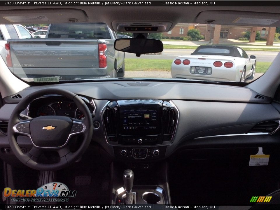 2020 Chevrolet Traverse LT AWD Midnight Blue Metallic / Jet Black/­Dark Galvanized Photo #11