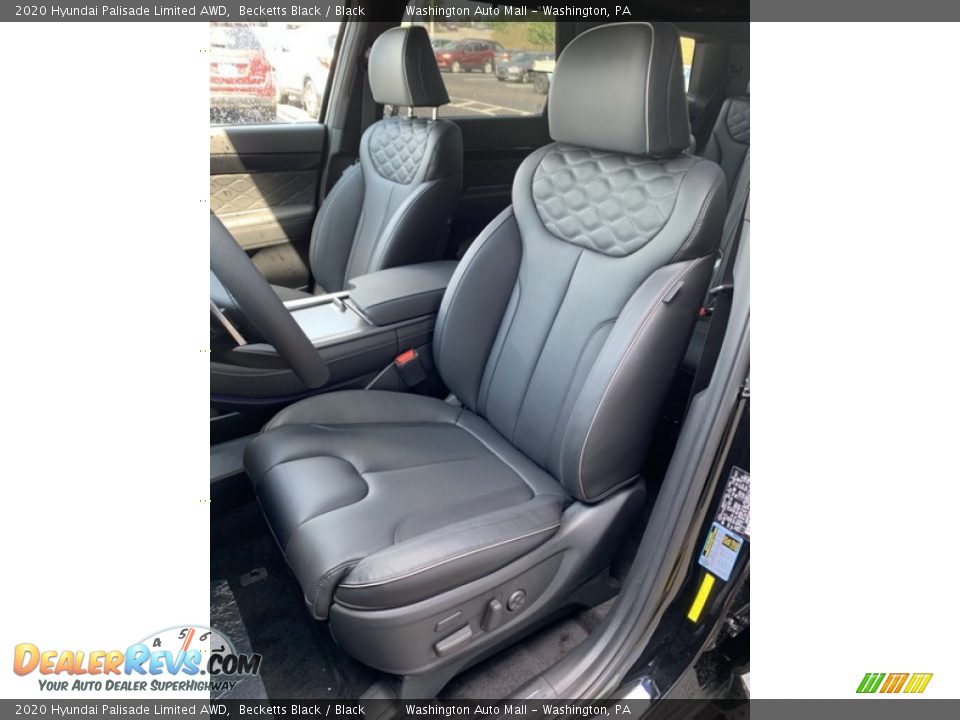 2020 Hyundai Palisade Limited AWD Becketts Black / Black Photo #15