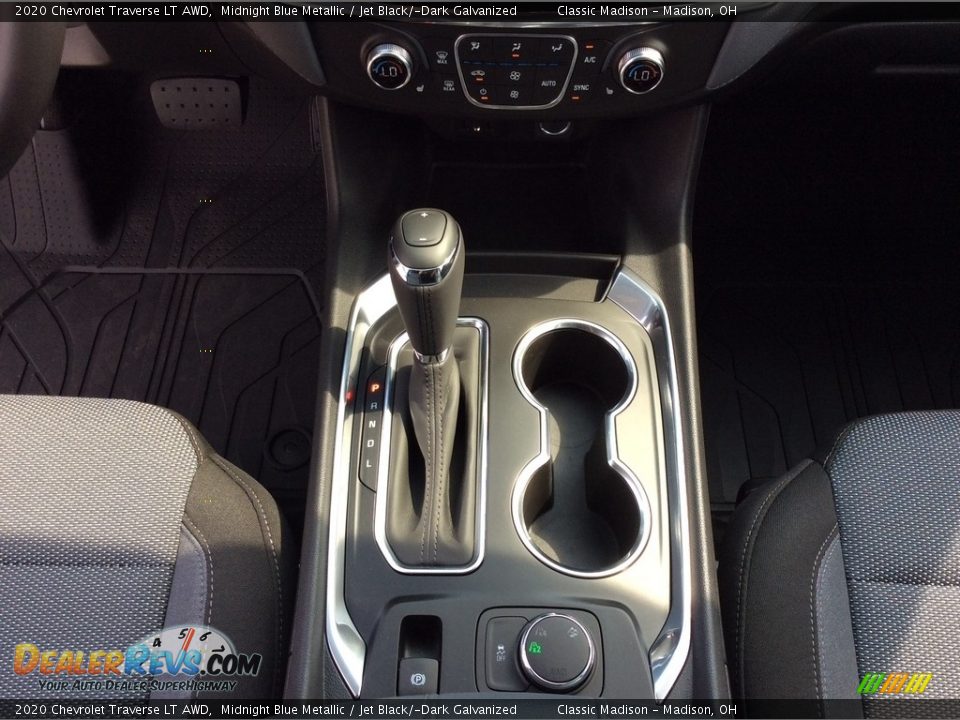 2020 Chevrolet Traverse LT AWD Midnight Blue Metallic / Jet Black/­Dark Galvanized Photo #12