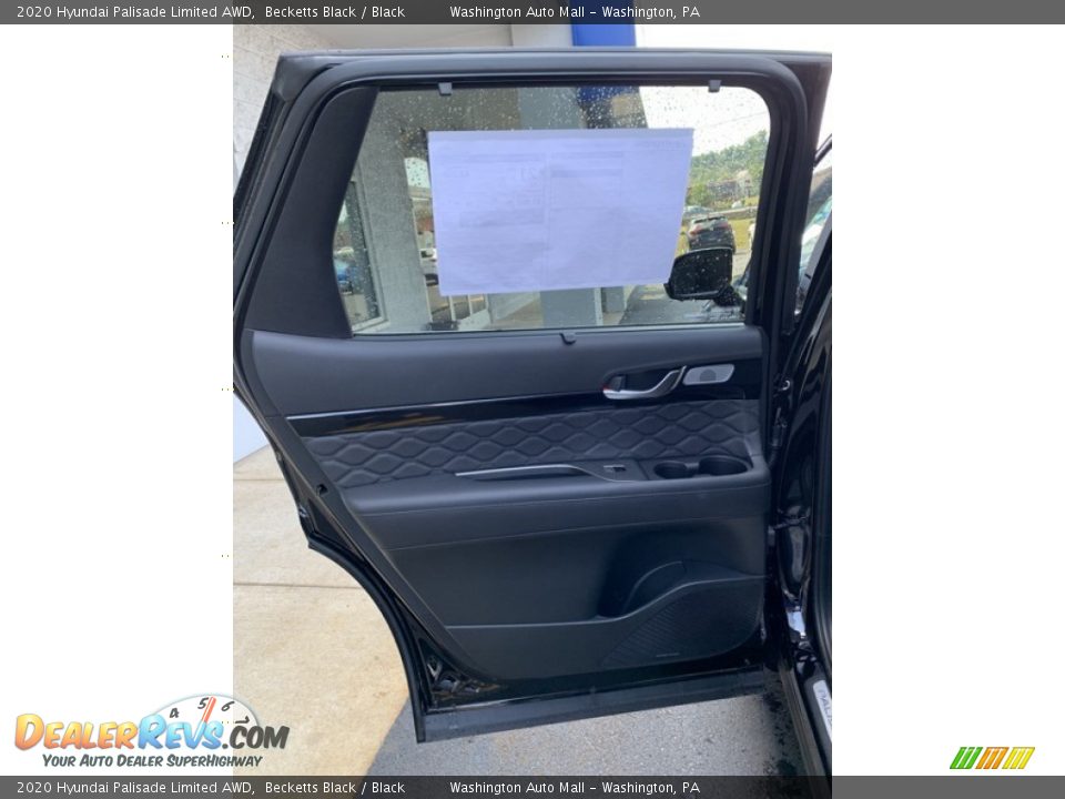 2020 Hyundai Palisade Limited AWD Becketts Black / Black Photo #17